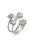 Acél szerencsét hozó gyűrű Fine Heart JUBR01428JWRH