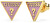 Cercei triunghiulari placați cu aur UBE70121