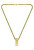 Nadčasový pozlacený pánský náhrdelník Carter 1580319