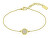 Wunderschönes vergoldetes Armband mit Kristallen Medallion 1580301