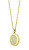 Oslnivý pozlátený náhrdelník s kryštálmi Medallion 1580300