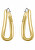 Cercei inele elegante placate cu aur Melya 1580440