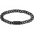 Stilvolles schwarzes Armband für Männer Chain Link 1580145