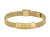 Elegante bracciale placcato oro Mesh 1580610