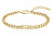 Elegante bracciale placcato in oro da donna Kassy 1580593