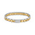 Stylový bicolor náramek pro muže Metal Links Essentials 1580195