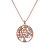 Collana placcata in oro rosa StromAlbero della vita Hot Diamonds NurtureDP865 (catena, pendente)