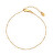 Raffinato bracciale placcato oro con perline Jac Jossa Embrace DL655