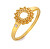 Krásny pozlátený prsteň s diamantom Jac Jossa Soul DR279