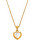 Collana raffinata placcata in oro con diamanti e madreperla Jac Jossa Soul DP1000 (catenina, ciondolo)