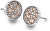 Cercei din argint Hot Diamonds Emozioni Scintilla Champagne DE454