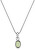 Strieborný náhrdelník pre narodené v auguste Birthstone DP761