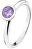 Stříbrný prsten Emozioni Scintilla Lavender Calmness ER020