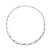 Výrazný stříbrný náhrdelník Tide DN194
