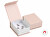 Scatola regalo rosa di carta rosa per set di gioielli DE-6/A5/A1