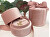 Rózsaszín ajándékdoboz nyakláncra szalaggal LTR-3/S/A5