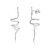 Lange Silber Ohrringe mit Perle JL0620
