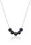 Elegantný strieborný náhrdelník s pravými riečnymi perlami JL0783