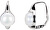 Stříbrné náušnice s pravými perlami JL0460