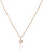 Schöne vergoldete Halskette mit echter weißer Perle JL0679