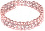 Náramek z pravých růžových perel JL0570