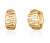 Cercei la modă placați cu aur cu zirconi SVLE1720XH2GO00