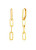 Moderni orecchini pendenti placcati oro SVLE0583SJ4GO03
