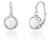 Bájos ezüst fülbevaló fehér opálokkal SVLE0412SH2O100