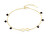 Vergoldetes Infinity-Armband mit Zirkonen SVLB0365XH2GO18