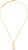 Pozlátený oceľový náhrdelník s mušlí SSSN0024S20GO00
