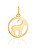 Pandantiv placat cu aur cu simbolul Capricorn  SVLP1080X61GOKO