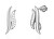 Splendidi orecchini in argento con zirconi SVLE1784XH2BI00