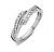 Půvabný stříbrný prsten se zirkony SVLR0375XH2BI