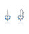 Romantikus ezüst fülbevaló cirkónium kövekkel SVLE0434SH2BM00