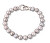 Bracciale decoroso in vere perle d'acqua dolce grigie SVLB0010SD2P620