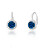 Ezüst fülbevaló kék cirkóniummal SVLE0986XH2M200