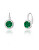 Ezüst fülbevaló zöld cirkónium kővel SVLE0986XH2Z300