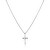 Collana in argento con croce SVLN0569XK5BI45