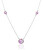 Collana in argento con opale sintetico rosa SVLN0309XH2O442