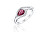 Stříbrný prsten se zirkony SVLR0010SH8R1