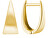 Cercei stilați placați cu aur SVLE0647XH2GO00