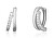 Stilvolle Silberohrringe mit Zirkonen SVLE1835XH2BI00