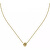 Elegante vergoldete Halskette mit Kristall LPS10ASF05