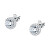 Elegantní stříbrné náušnice se zirkony Silver LPS01AWV02