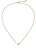 Romantikus bronz nyaklánc kristállyal Love LPS10ASD06