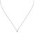 Strieborný náhrdelník s modrým zirkónom Silver LPS10AWV11