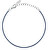 Silbernes Tennisarmband mit blauen Zirkonias Silver LPS05AWV33
