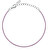 Silbernes Tennisarmband mit rosa Zirkonias Silver LPS05AWV32