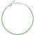 Silbernes Tennisarmband mit grünen Zirkonias Silver LPS05AWV36