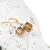 Cercei stilați pentru femeiSweet Ground din perle Lampglas ECU5